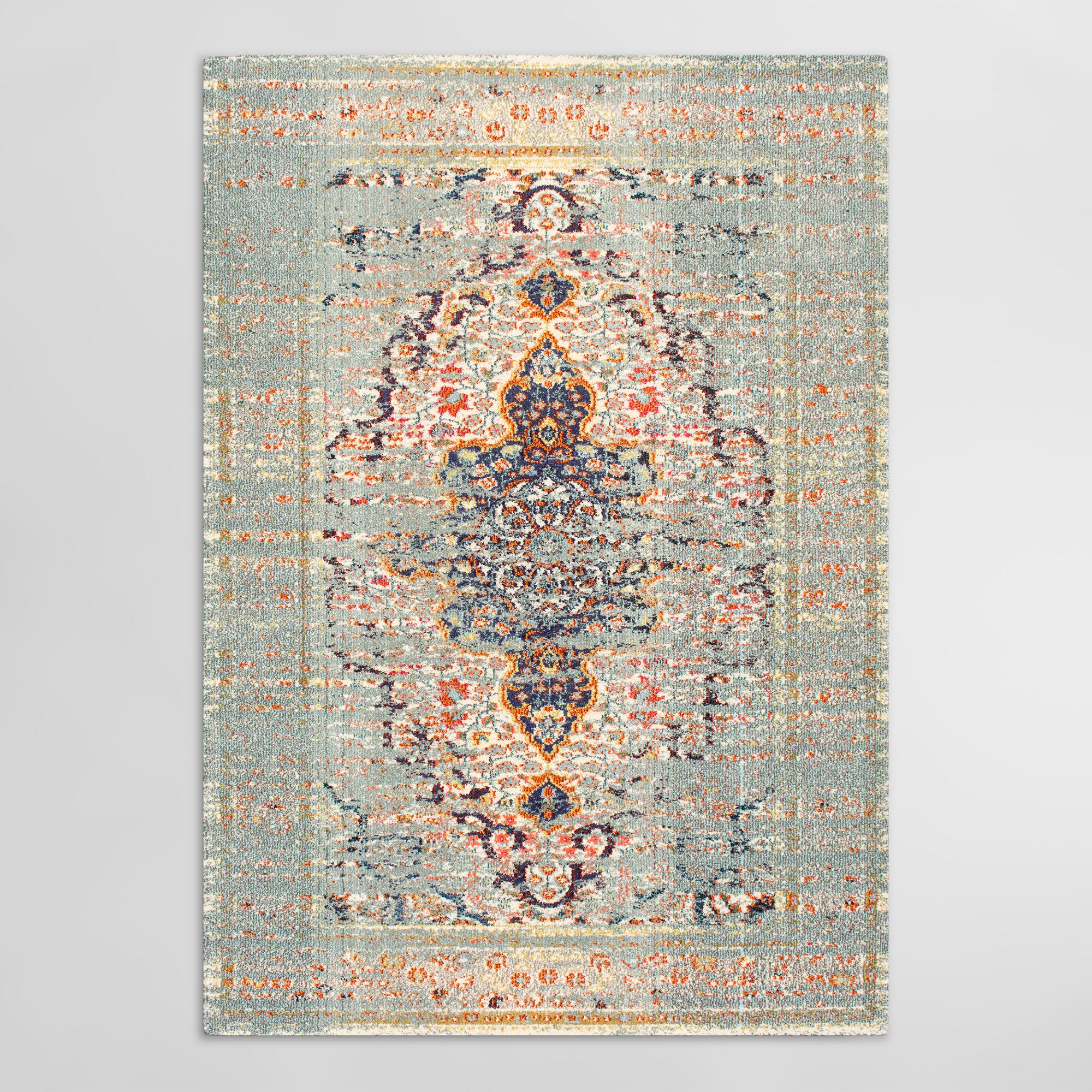 Gray Dorsa Area Rug - Polypropylene by World Market