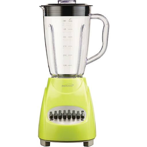 Brentwood JB-220G 12-speed Blender With Plastic Jar (Lime Green)