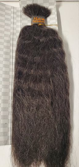 Human Hair Blended Super Bulk; Wavy; For Braiding; 14 Inch ; 18 Inch; Hair Motion