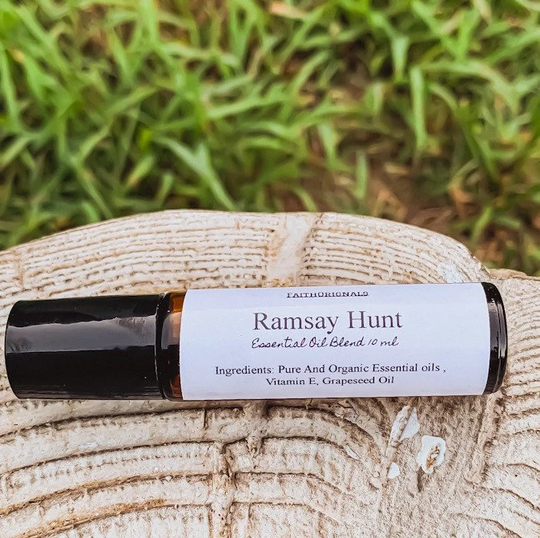 Ramsay Hunt Syndrome Essential Oil Roll On Blend 10Ml, Oils, Therapeutic, Self Care, Personal Care, Gifts