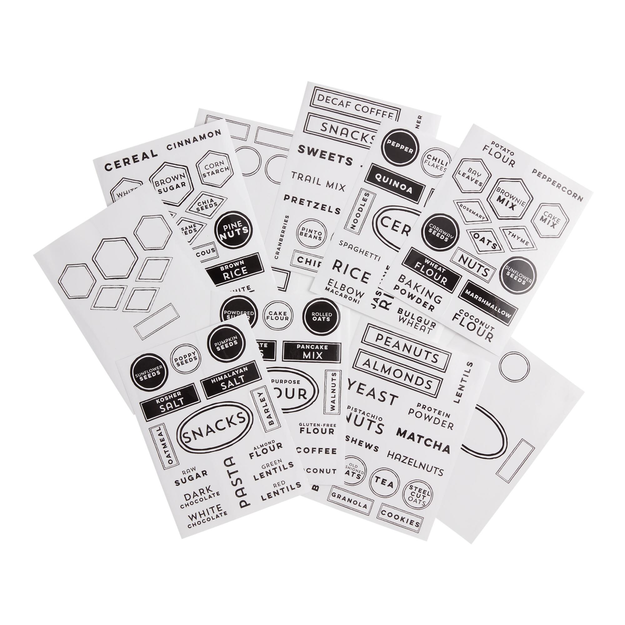 Pantry Organizer Labels 150 Piece by World Market