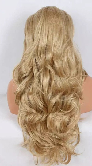 Ash Blonde Lace Front Wig . Rich King