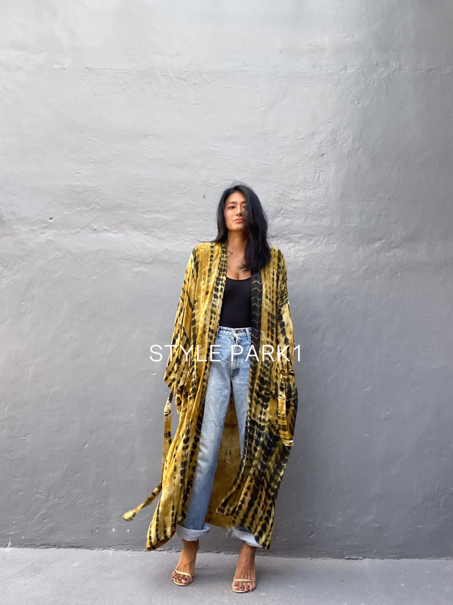 Lks13/Oversized Kimono, Robe, Summer, Unisex Kimono, Tall Women's, Vacations, Holiday Look