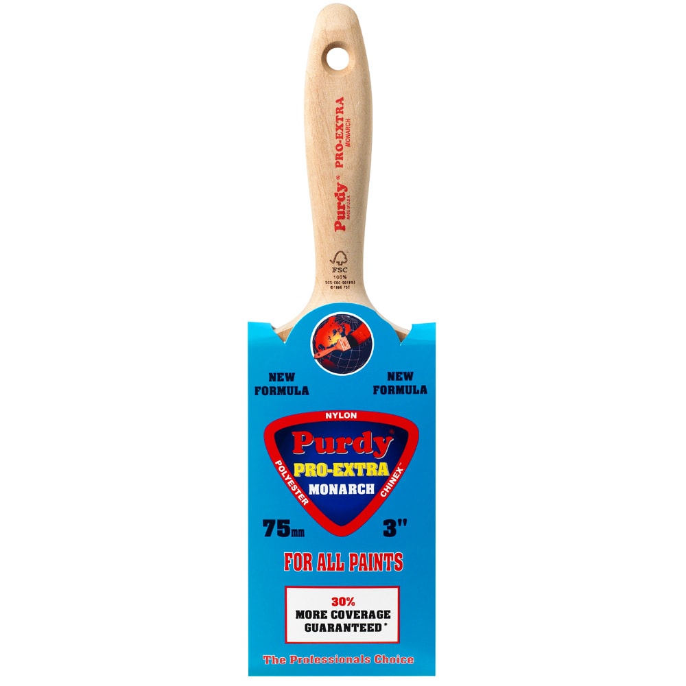 Purdy Pro-Extra Monarch Pro-Extra Nylon- Polyester Blend Flat Paint Brush | 14A234730