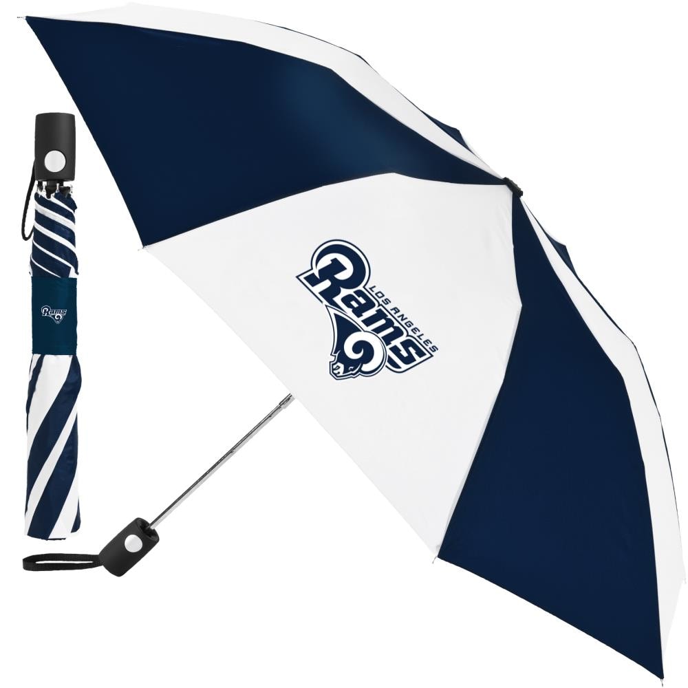 WinCraft Sports Officially Licensed Los Angeles Rams Auto Folding Umbrella in Blue | A0370917