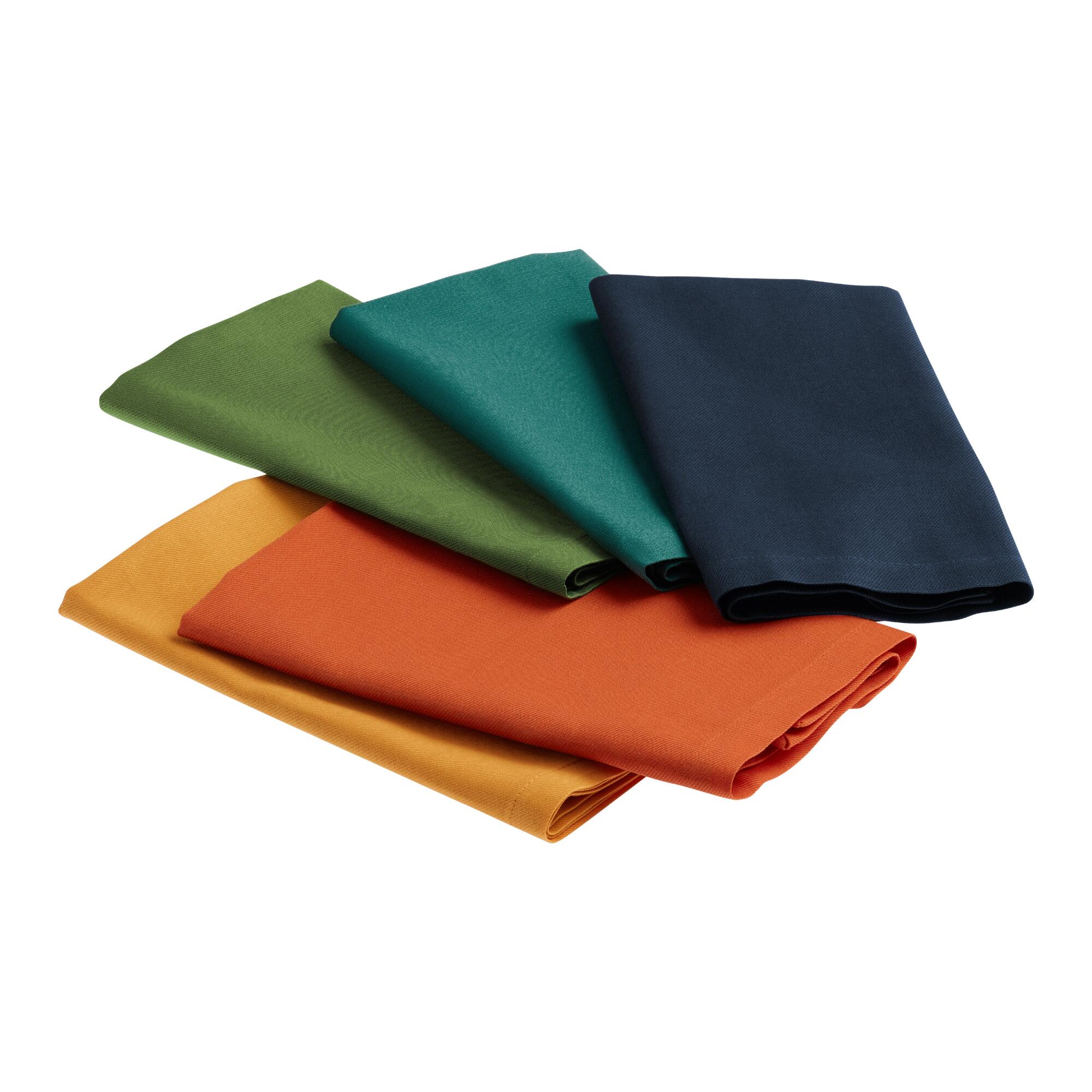 Cotton Buffet Napkins 6 Count: Yellow/Gold by World Market