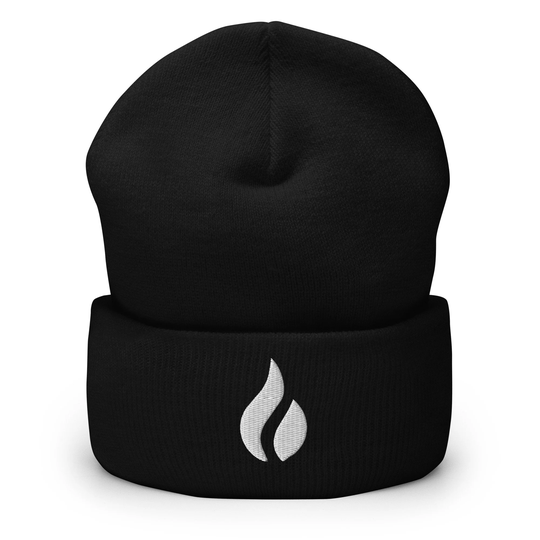 Huobi Token Beanie, Embroidered Hat, Crypto Gift