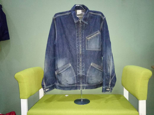 Masterpiece Hectic Denim Jacket Work Wear/Swag/ Streetwear