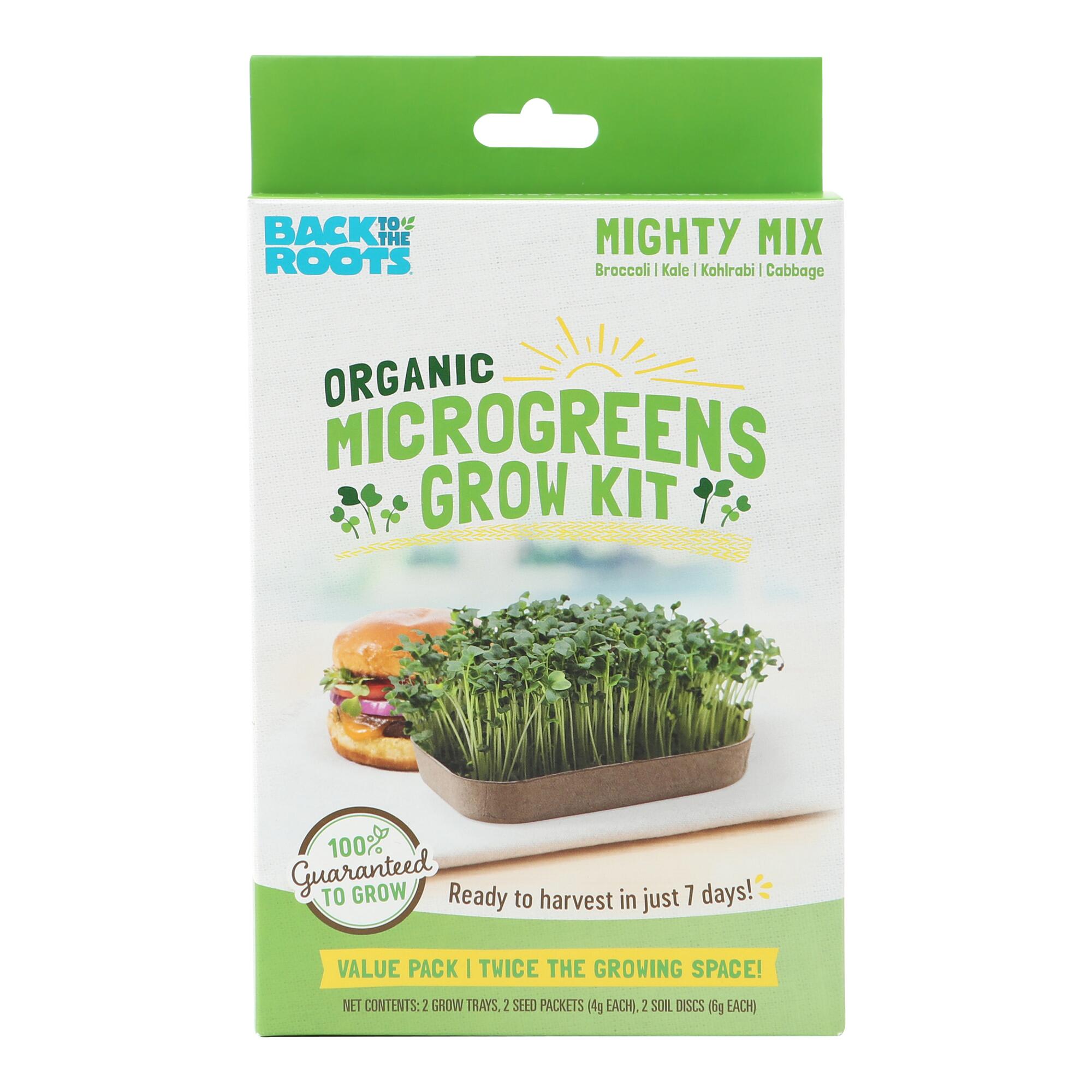 Back to the Roots Mighty Mix Organic Microgreens Grow Kit: Multi - Natural Fiber by World Market