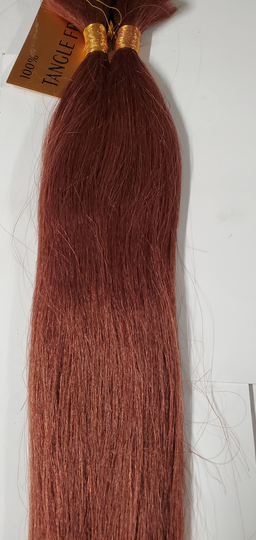 Human Hair Blended Tangle-Free Yaki Bulk Straight; Braiding Hair; For Women; Masterpiece