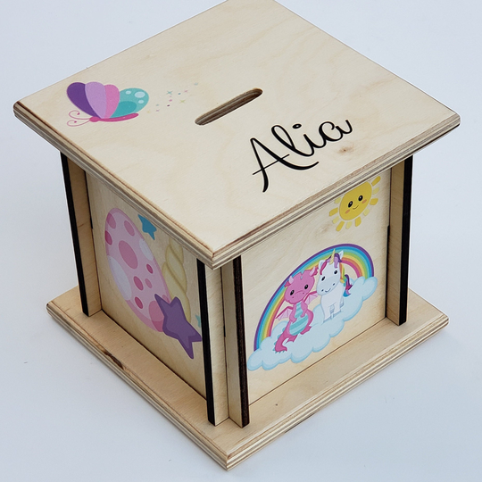 Kids Piggy Banks, Unicorn Nursery Decor, Baby's 1st Christmas Gift For Girl, Safe Bank, Gifts Kids, Money Box, Birthday