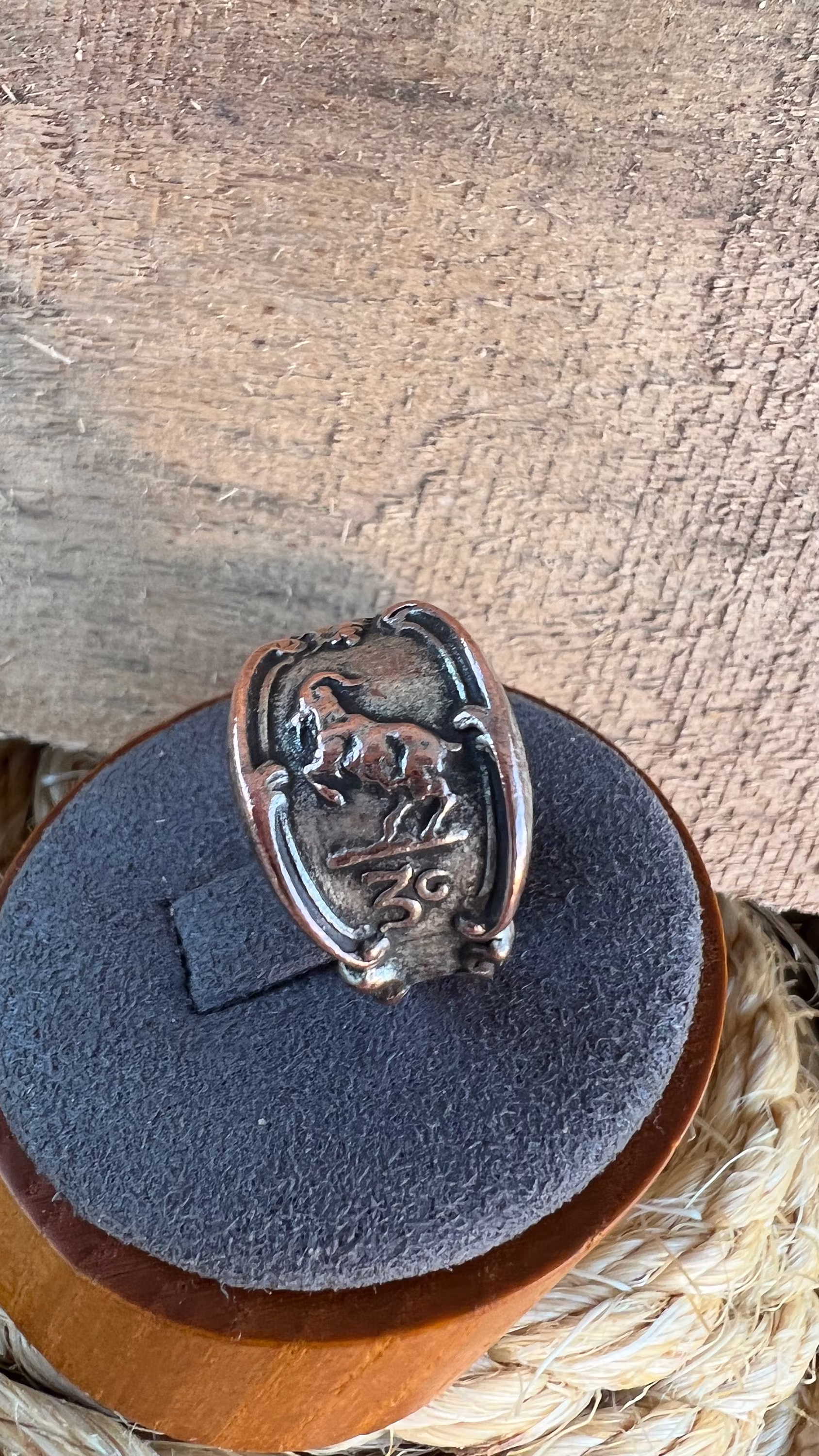 Clearance - Ram #12 Copper Look Ring