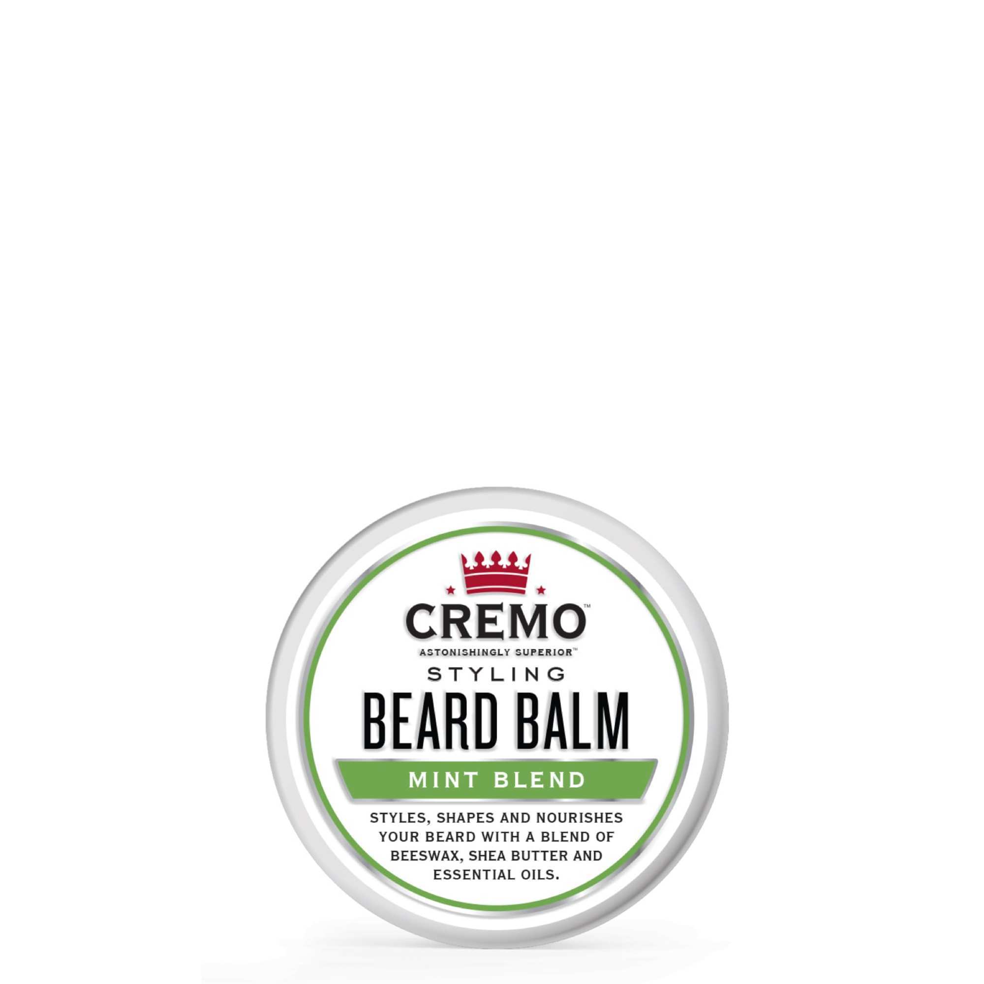 Cremo Beard Balm, Mint Blend, 2 Ounce