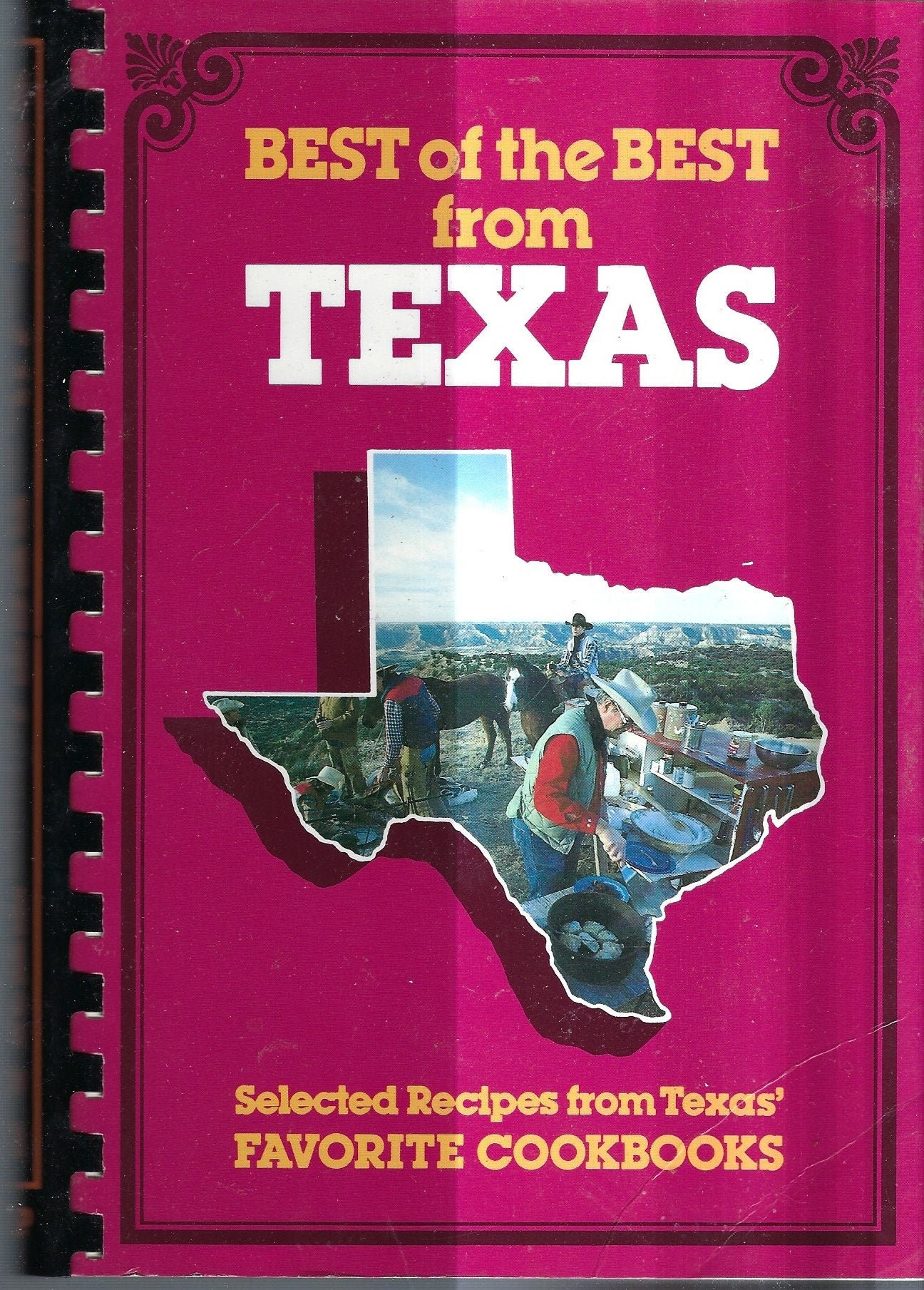 Best Of The From Texas Vintage 1997 Cookbook Tx Communities Favorite Recipes Collectible Souvenir Spiral Bound Rare Local Cook Book