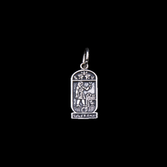 Egyptian Pendant Cartridge Of Love 2, 5cm, Sterling Silver /