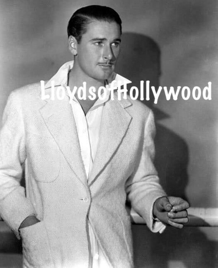 Errol Flynn Handsome Hollywood Movie Star Photograph 1938