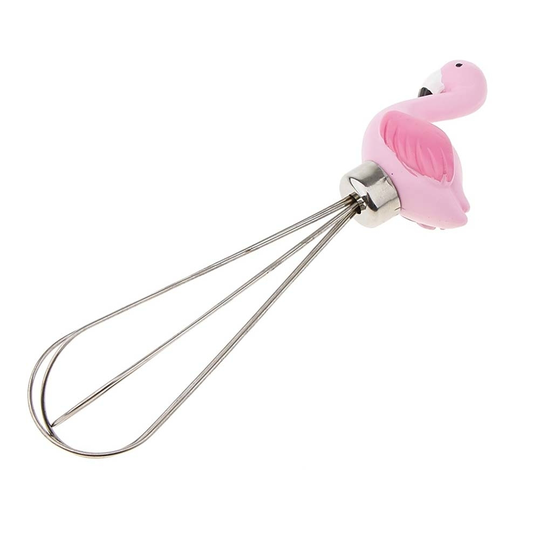 Stainless Steel Flamingo Handle Whisk Cake Egg Beater Food Blender Baking Tool