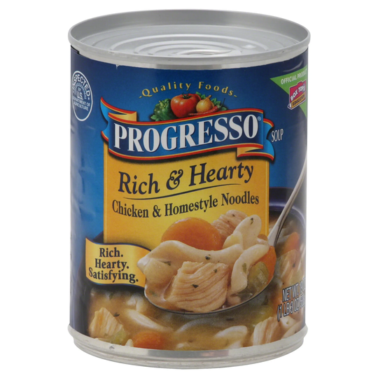 Progresso Soup, Chicken & Homestyle Noodles 19 oz (1 lb 3 oz) 538 g