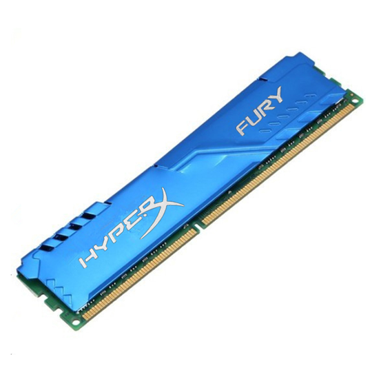 Universal Desktop Computer Memory Aluminum Heat Sink Cooler Cooling Radiator for DDR3/DDR4 RAM - blue