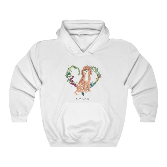 Cavapoo Women's Unisex Heavy Blend Hoodie Sweatshirt