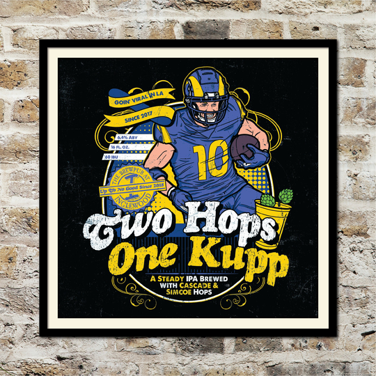 Cooper Kupp | Rams Fake Craft Beer Label Print
