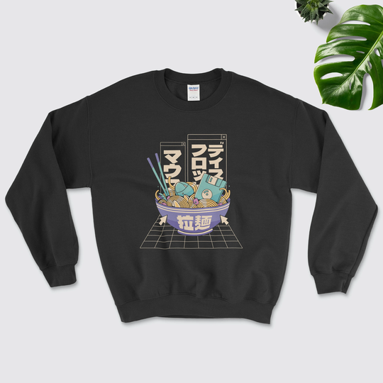 Techie Ramen Sweatshirt | Jumper Foodie Japan Tech Soup