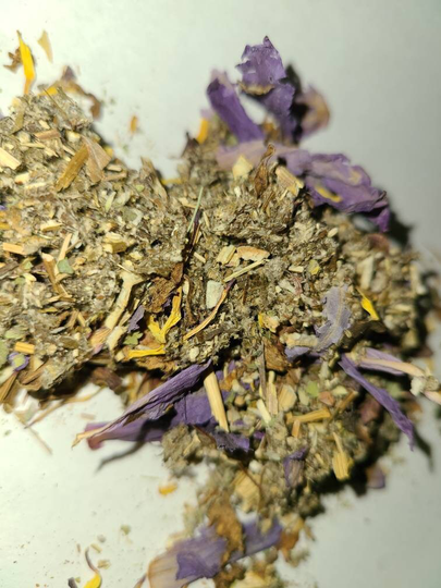 Dagga Herbs Tea Blend - All Natural Blue Lotus Damiana Mullein, Wormwood Herbal Tea-14 Grams