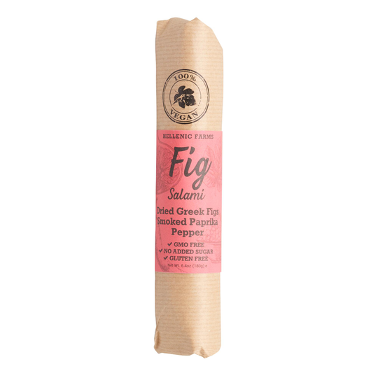 Hellenic Farms Vegan Fig Salami with Paprika and Pepper by World Market