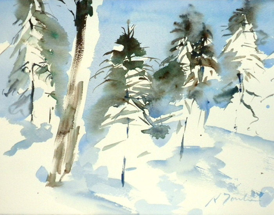 New England Winter-Scape No.48, Limited Edition Of 50 Fine Art Giclee Prints