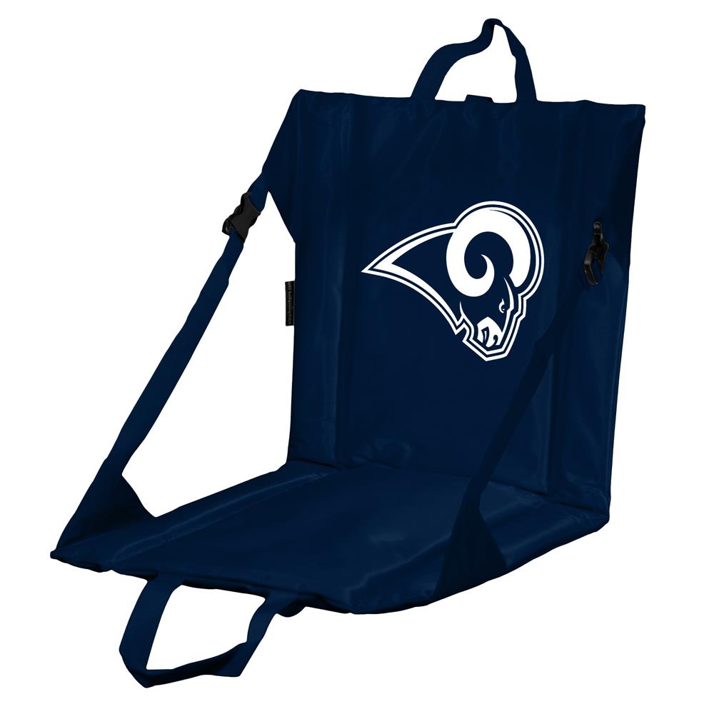Logo Brands Los Angeles Rams 14.5-in x 16-in Polyester Bleacher Seat | 629-80-1