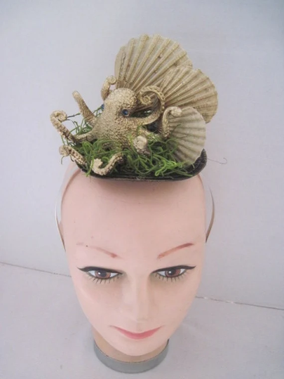 Jumbo Gold Lobster Fascinator