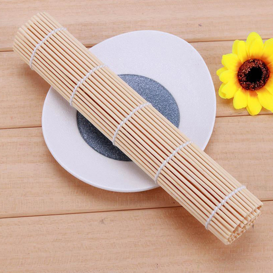 Bamboo Non-stick Sushi Rolling Mat Curtain Rice Roller Chicken DIY Cooking Tool