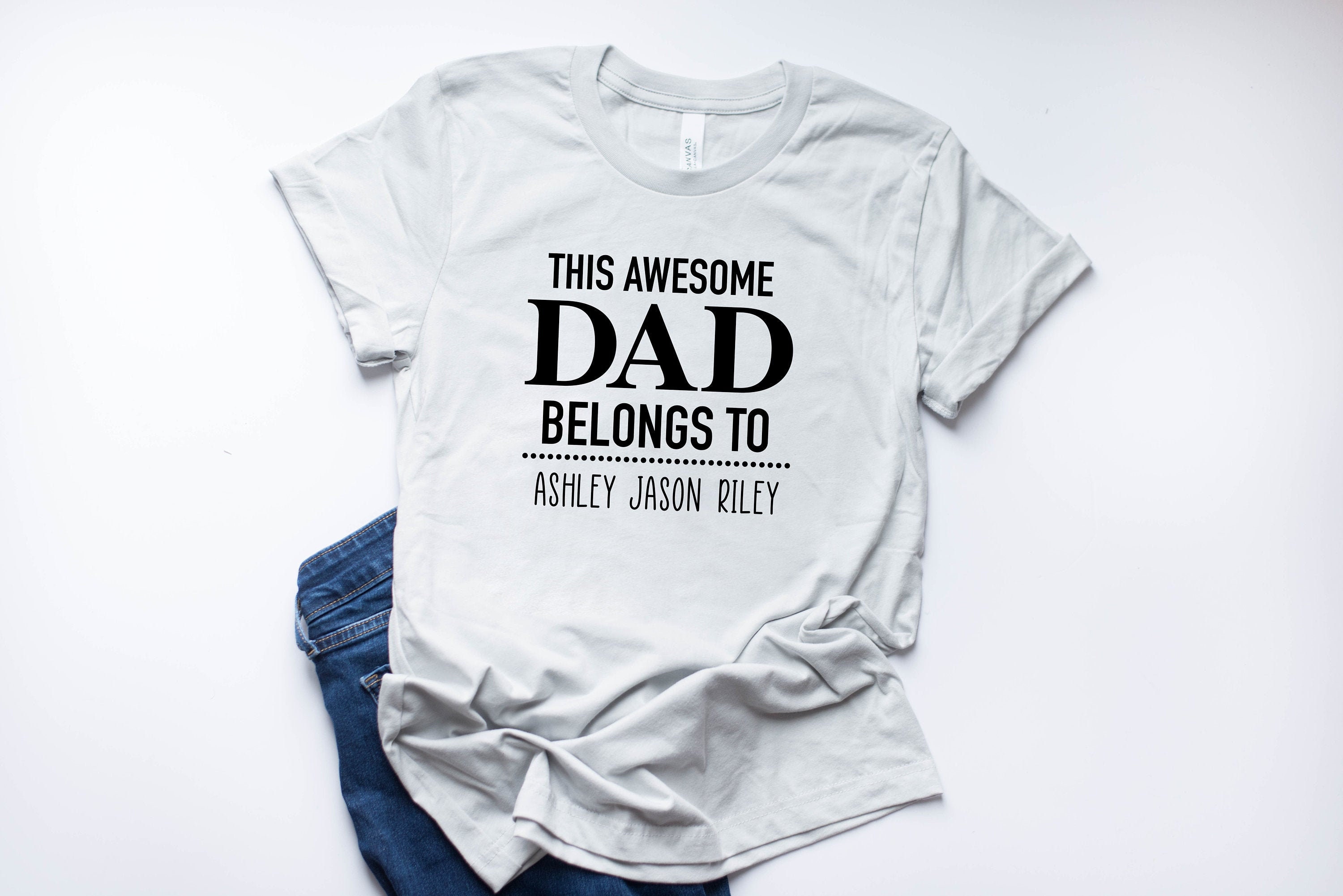 My Favorite People Call Me Dad, Custom Dad Shirt, Fathers Day Gift, Personalized Gift For Bday From Wife