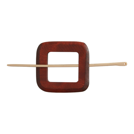Square Wood And Metal Bun Pin by World Market