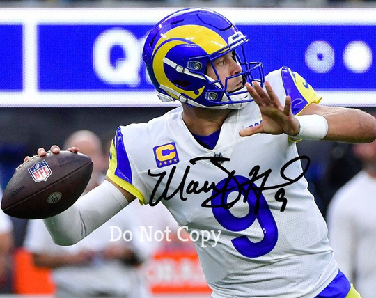 Matthew Stafford Signed Photo 8x10 Rp Autographed Auto Los Angeles Rams La