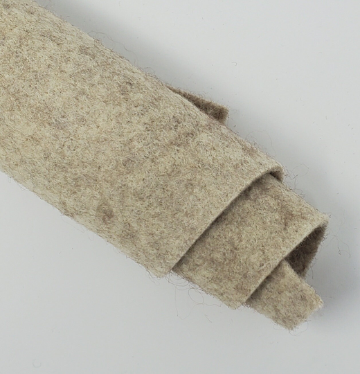 Hand Washed Merino Wool Blend Felt 9"x12" Sheets Sandstone Color