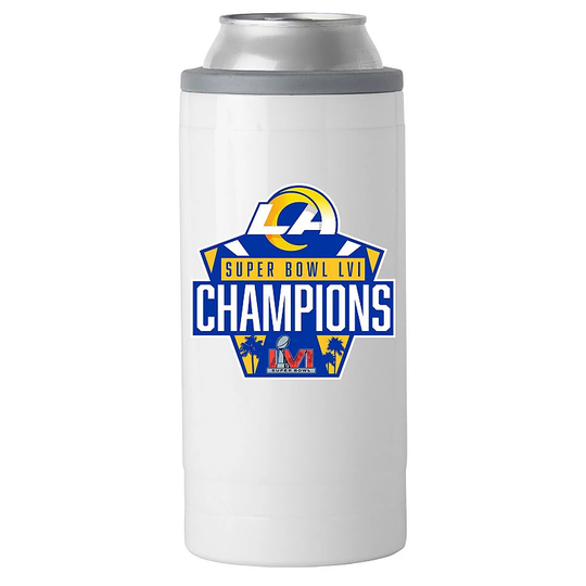 Los Angeles Rams Super Bowl LVI Champions 12oz. Slim Can Cooler, Multicolor