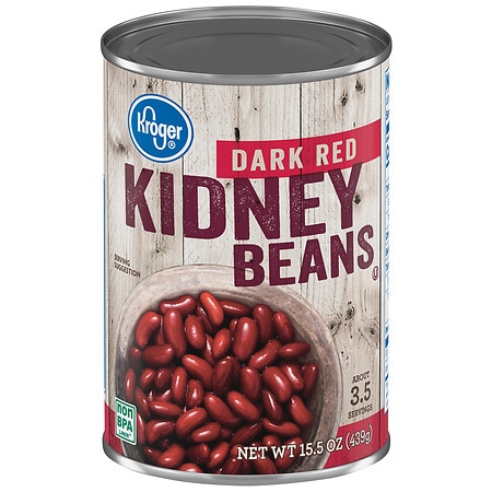 Kroger Dark Red Kidney Beans - 15.5 oz