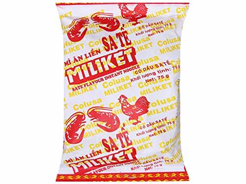 Miliket-Colusa Vietnam Instant Ramen Noodles - Satay Flavor Saté (Pack of 10)