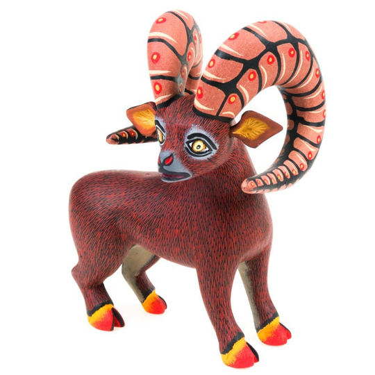Ram - Oaxacan Alebrije Wood Carving Eleazar Morales