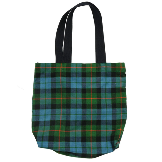 Tartan Tote Bag - Homespun Wool Blend Made in The Us