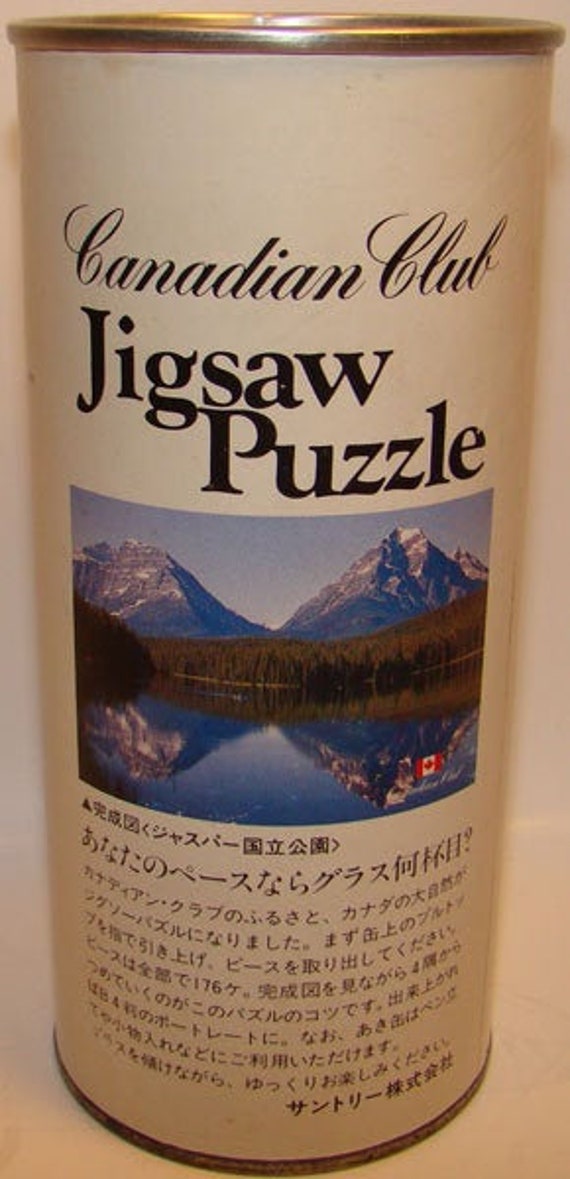New in Can Canadian Club Blended Whisky Jigsaw Puzzle Vintage Hiram Walker & Sons