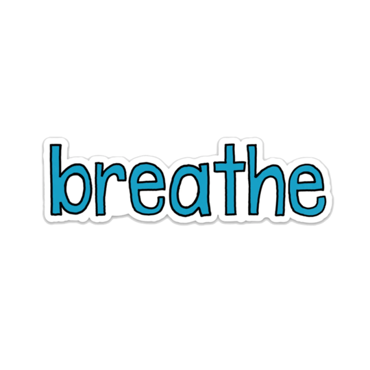 Breathe Vinyl Sticker