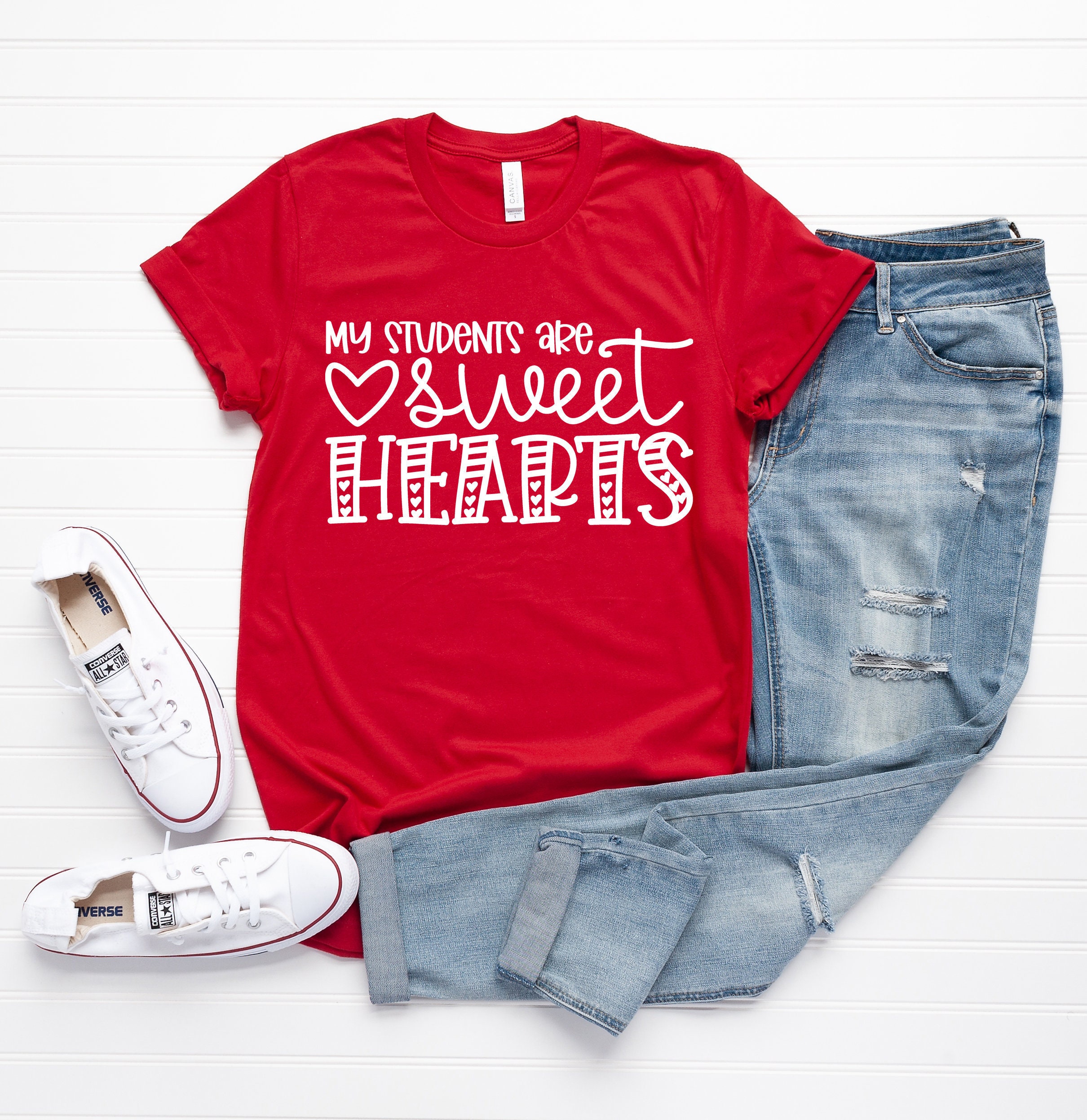 My Students Are Sweethearts, Teacher Valentine Shirt, Teachers Valentines Day Shirt Women, Outfit
