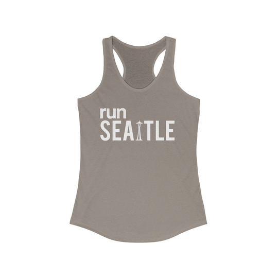 Run Seattle Rock "N' Roll Running Washington Women's Ideal Racerback Tank