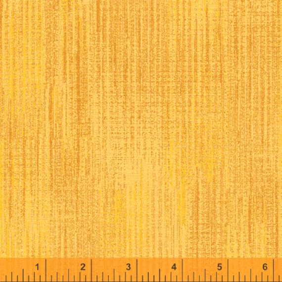 Terrain Sol Yellow Textured Blender - Whistler Studios For Windham Fabrics 50962-24 100% Quilting Cotton Cut Continuously