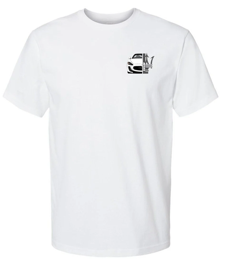 Granturismo Shirt Super Soft 60/40 Blend T Shirt Jdm Mc White Front M145