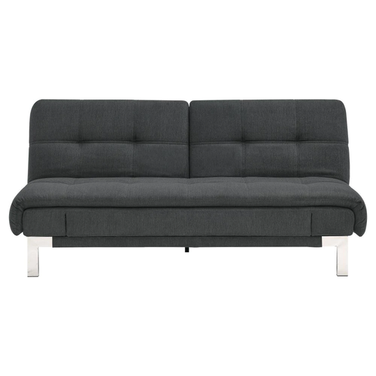 Relax A Lounger Carly Modern Pepper Polyester/Blend Reclining Sofa in Black | WSB3SSFPP