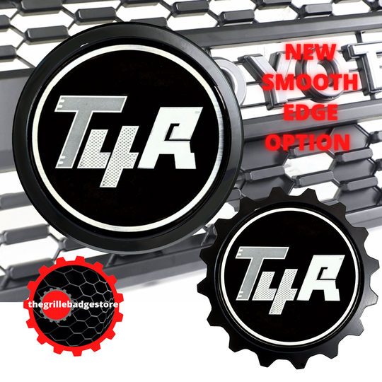 Grille Badge Emblem Fits On 4Runner Size 3.75" Aluminum Warranty Compatible Trd Pro Sr5 Trail Color Monochrome Teq 2023