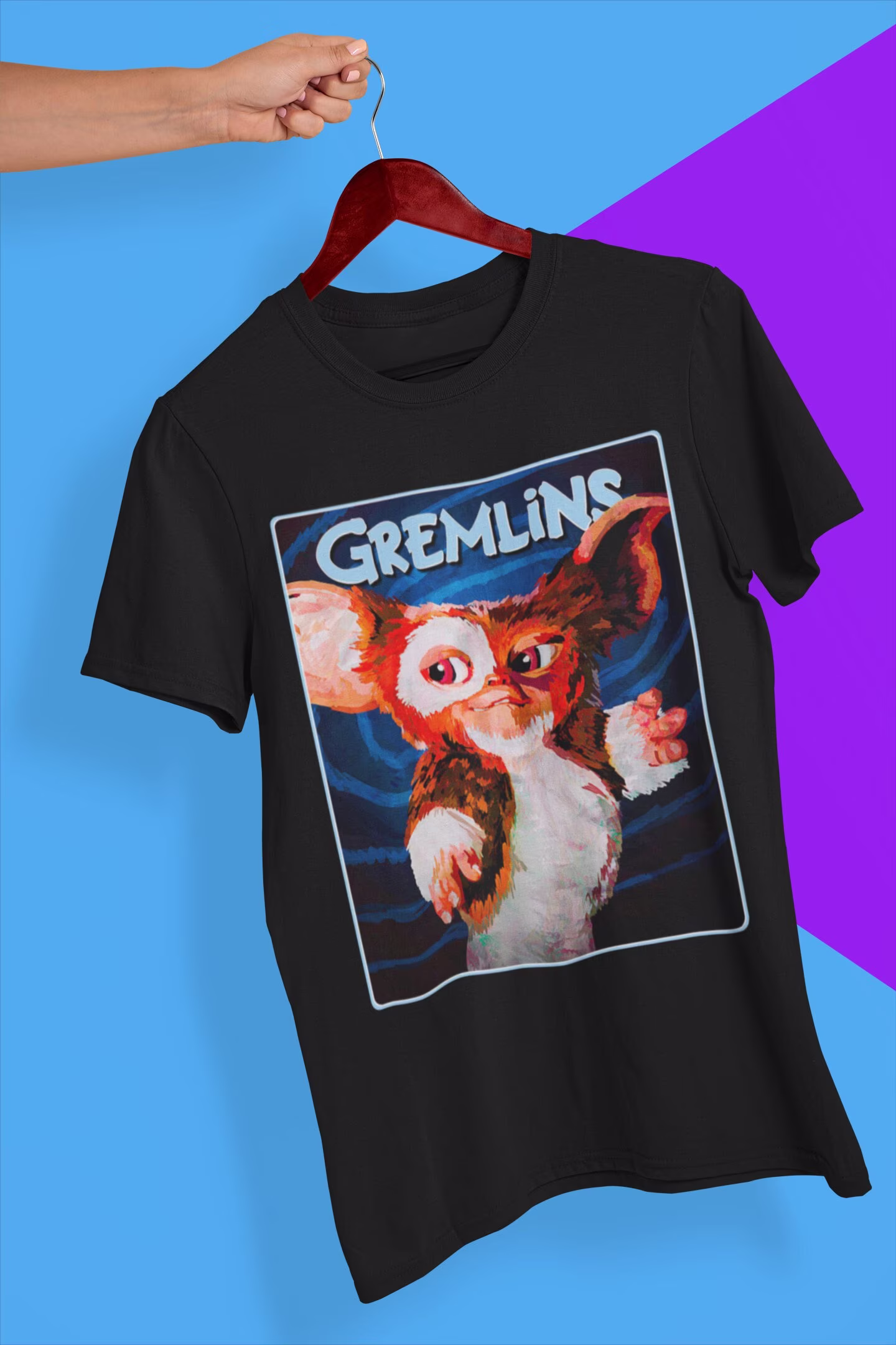 Gremlins Movie Poster Style Soft T Shirt, Vintage 80S T-Shirt, Gift For Her, Him, Nostalgia Gift